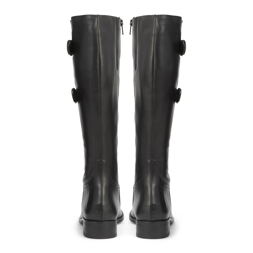 Knee High Leather Boot - CARM28513 / 313 446 - Black - Image 6