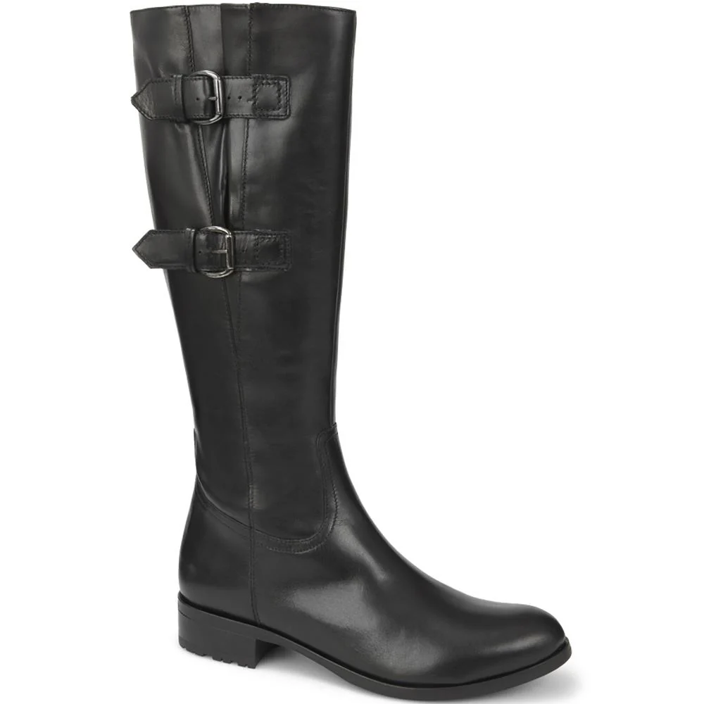 Knee High Leather Boot - CARM28513 / 313 446 - Black - Image 7