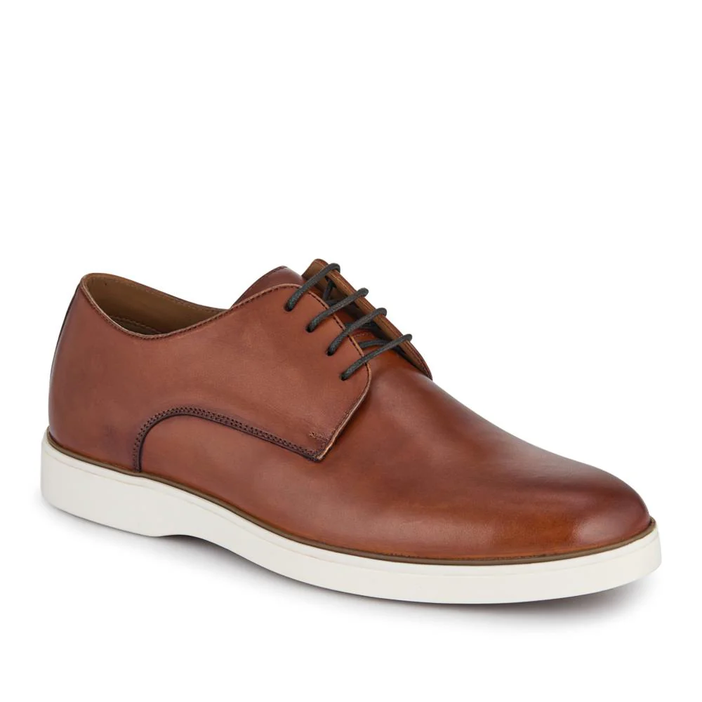 Kolten Leather Lace-Up Shoes - KOLTEN / 326 806 - Tan