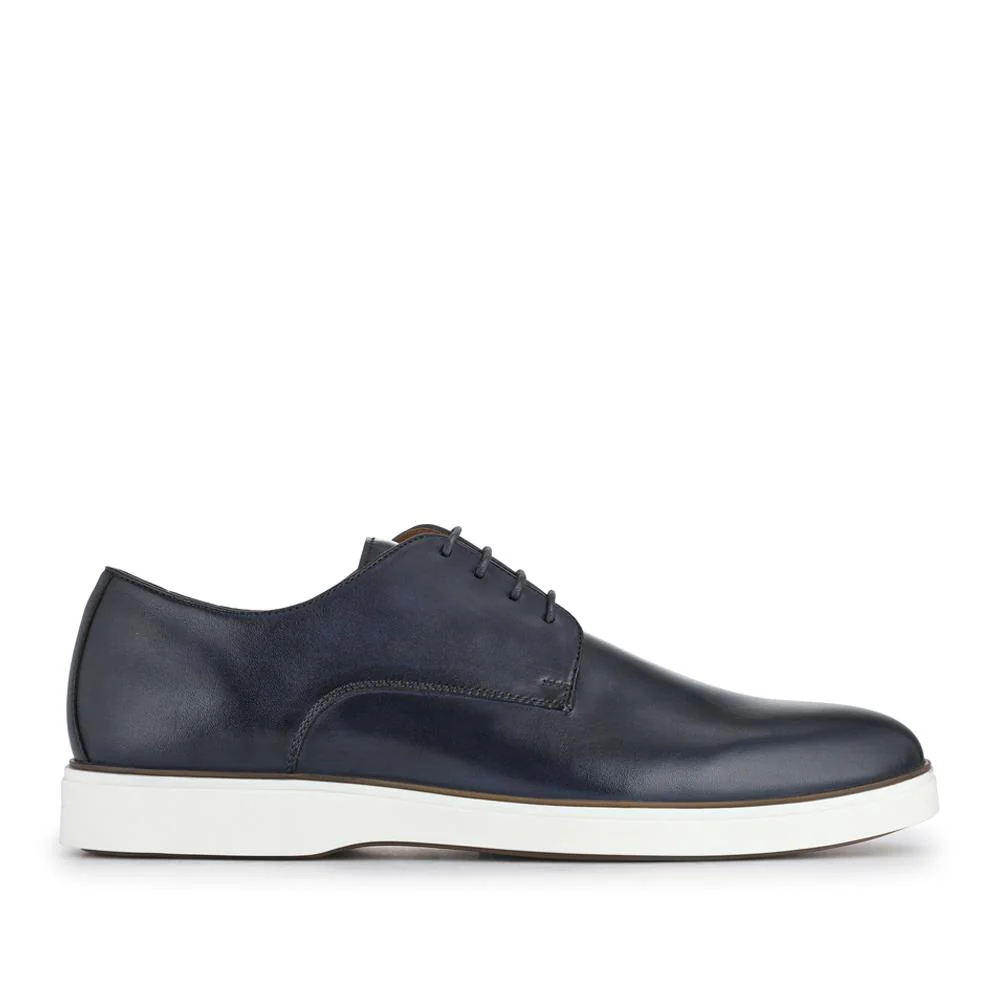 Kolten Leather Lace-Up Shoes - KOLTEN / 326 806 - Navy - Image 2