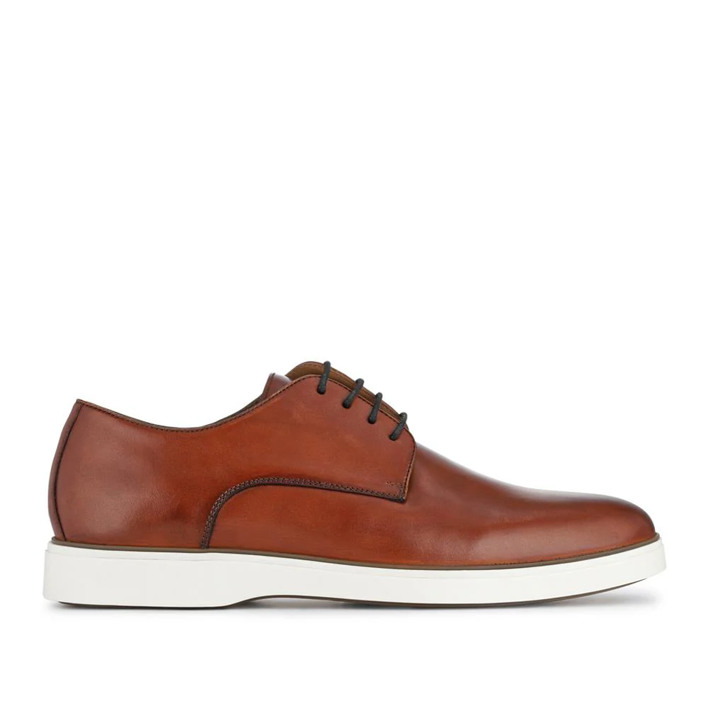 Kolten Leather Lace-Up Shoes - KOLTEN / 326 806 - Tan - Image 2