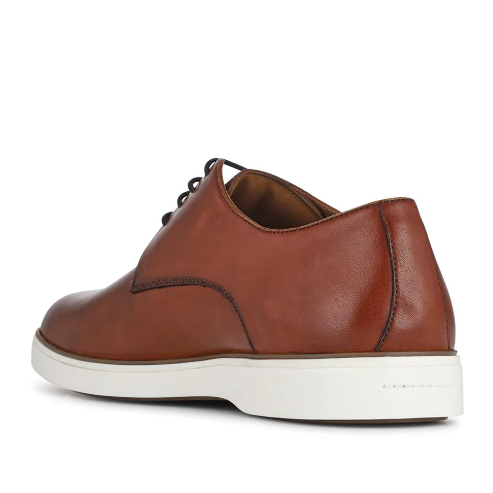Kolten Leather Lace-Up Shoes - KOLTEN / 326 806 - Tan - Image 3