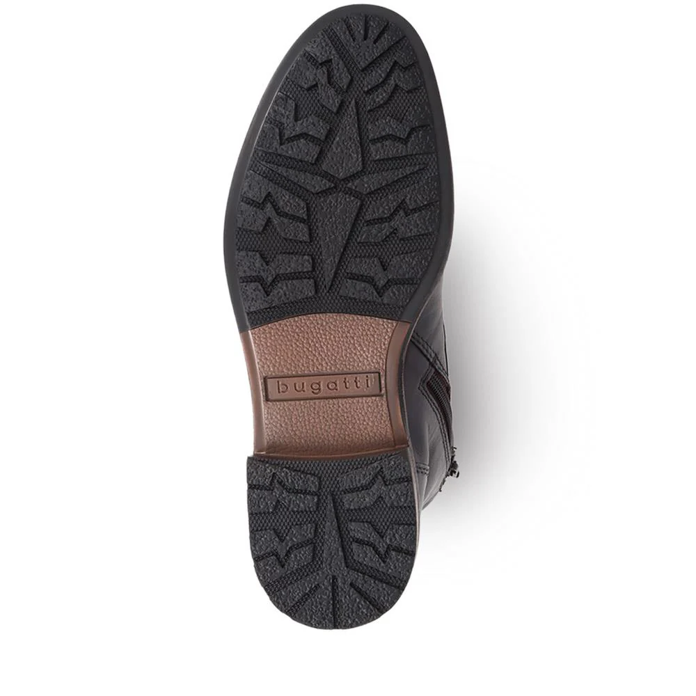 Lace-Up Ankle Boots - BUG40505 / 325 712 - Dark Brown - Image 4