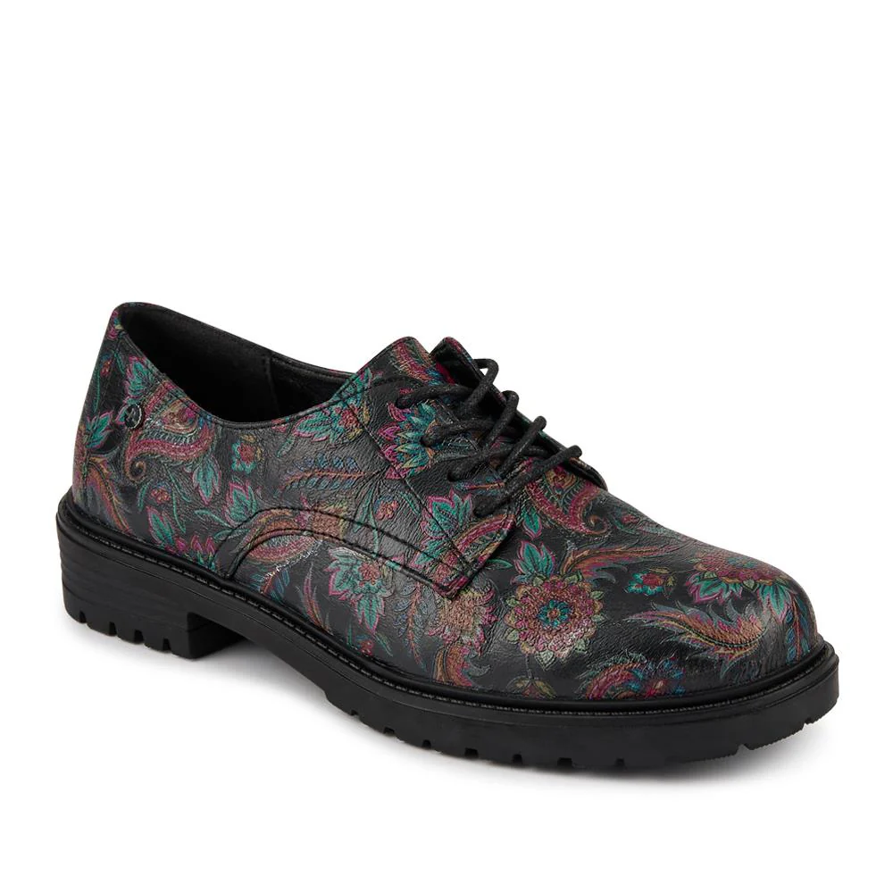 Lace-Up Block Heel Shoes - WOIL42011 / 327 898
