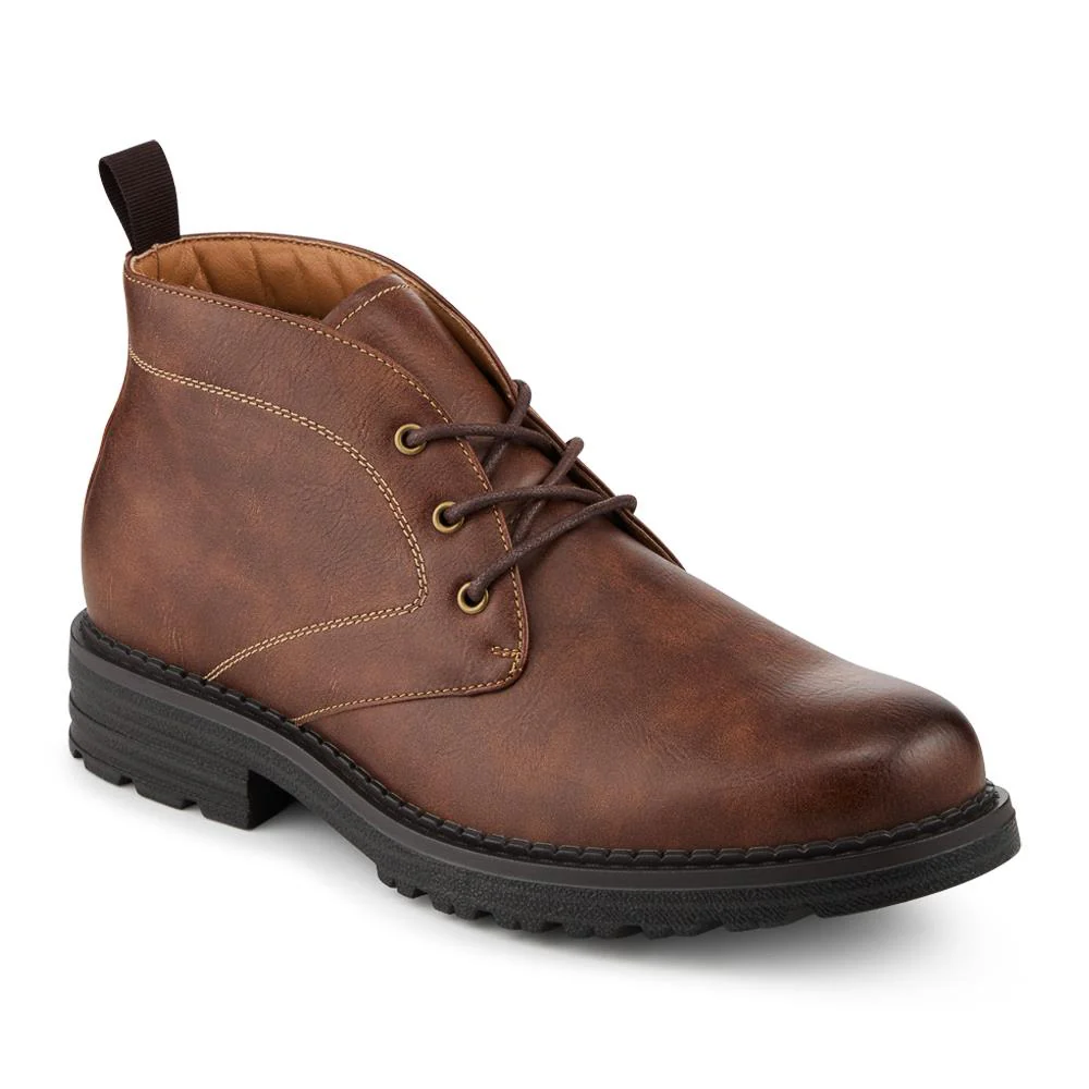 Lace Up Casual Block Heel Chukka Boots - XINGH42005 / 328 164 - Image 3