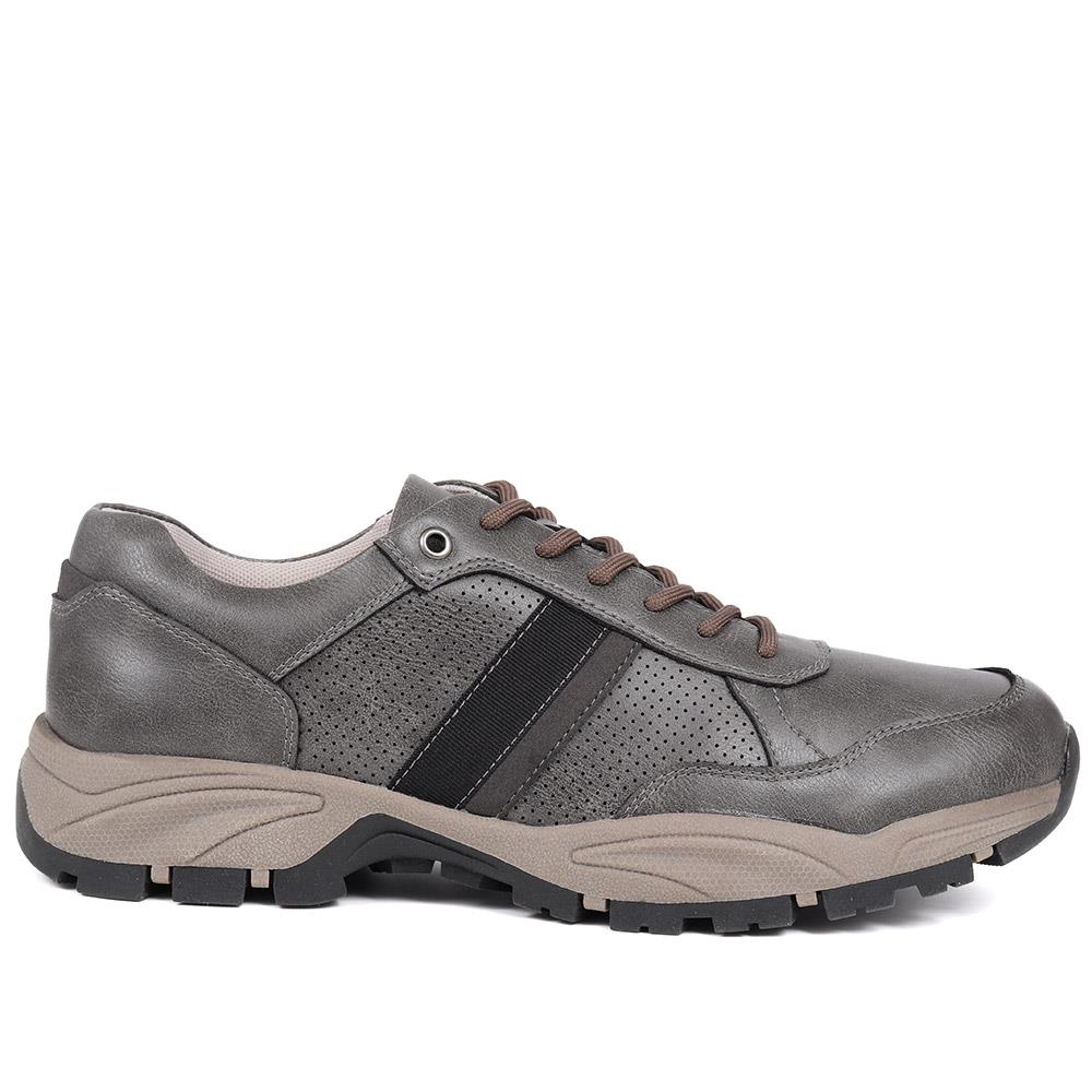 Lace-Up Casual Shoes  - WBINS40061 / 325 753 - Grey - Image 2