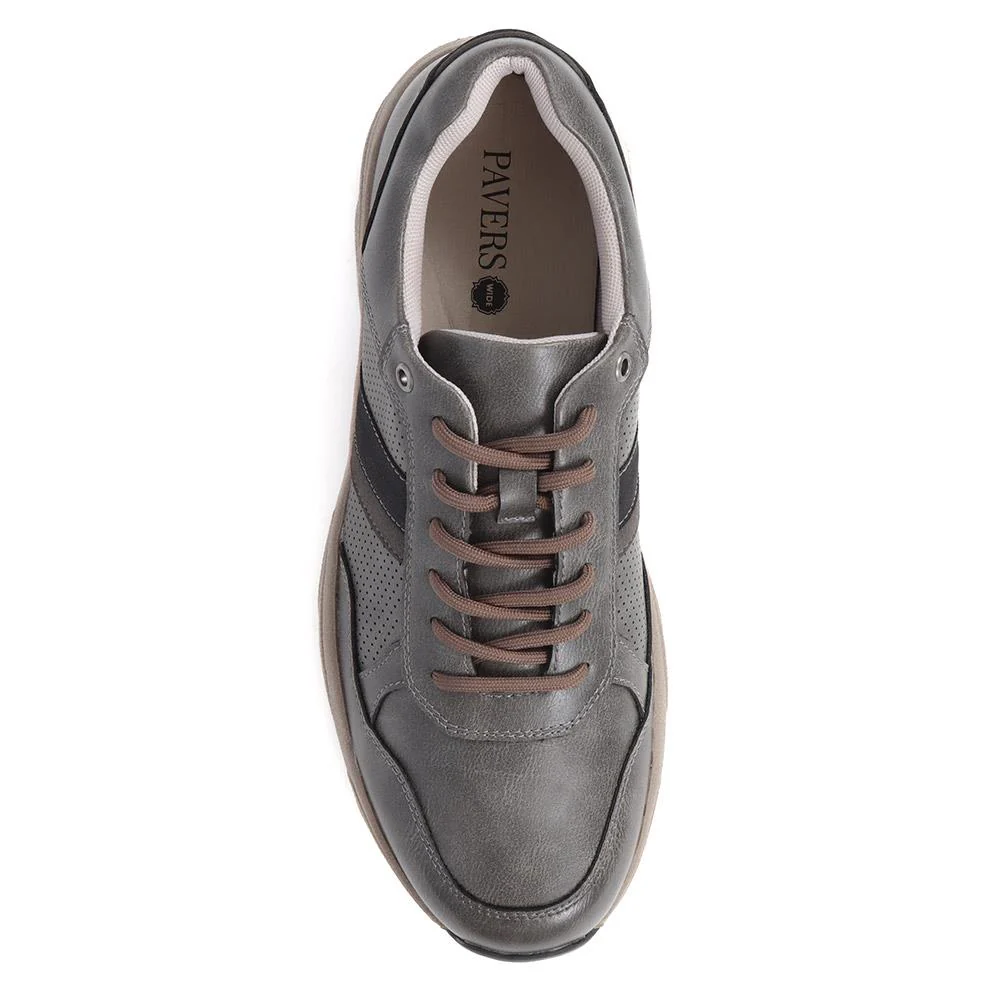 Lace-Up Casual Shoes  - WBINS40061 / 325 753 - Grey - Image 4