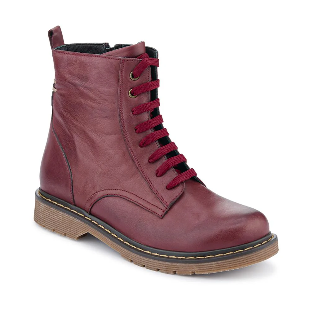 Lace-Up Leather Boots - BELYNR40001 / 326 190 - Image 2