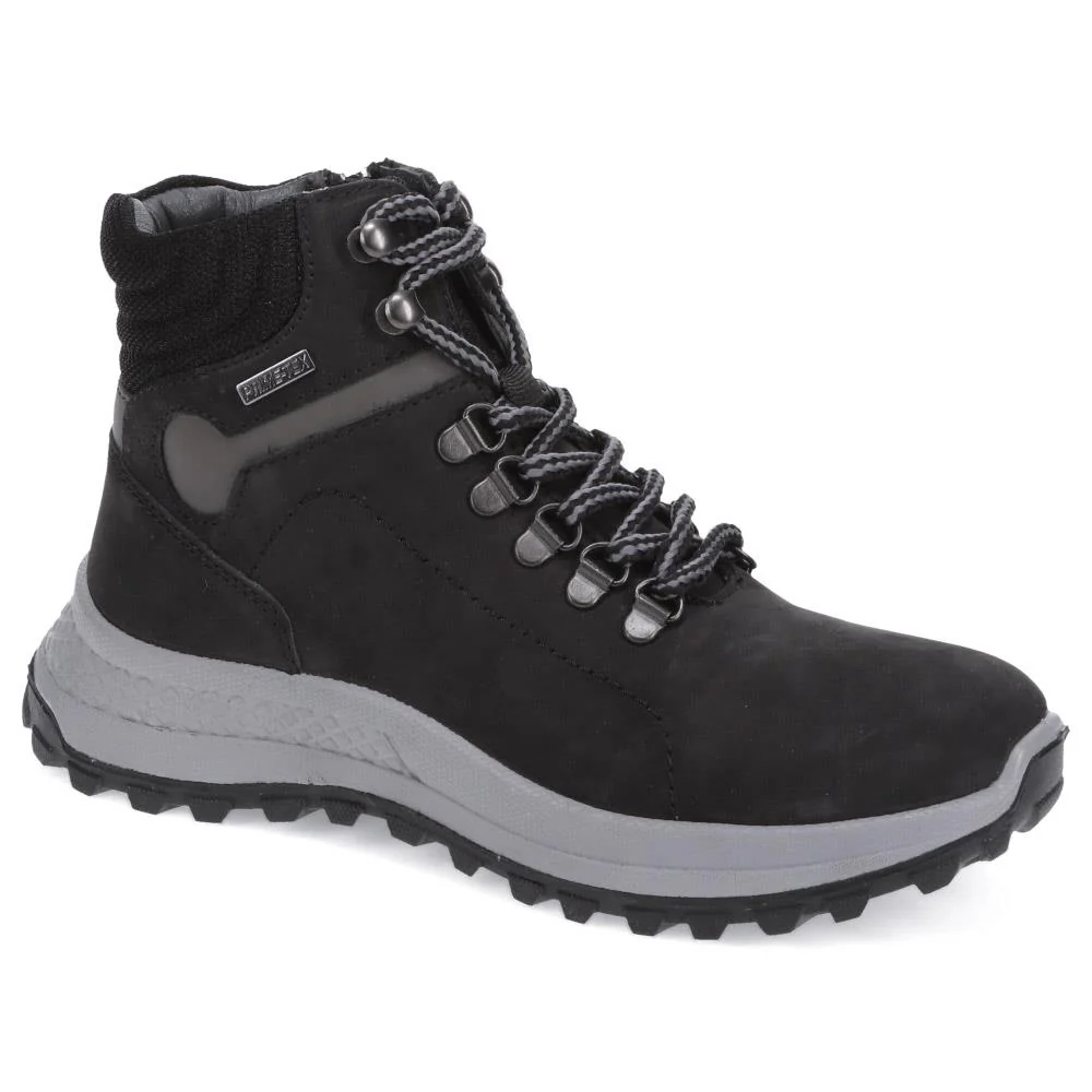 Lace-Up Leather Walking Boots - SHAFI40007 / 326 267