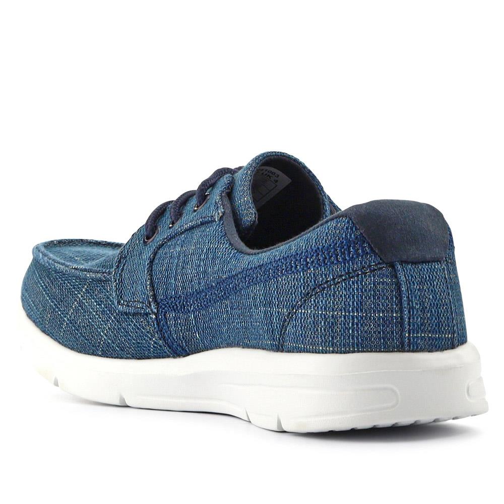 Ladies' Lace-Up Moccasins - TITAN41003 / 327 305 - Denim - Image 3