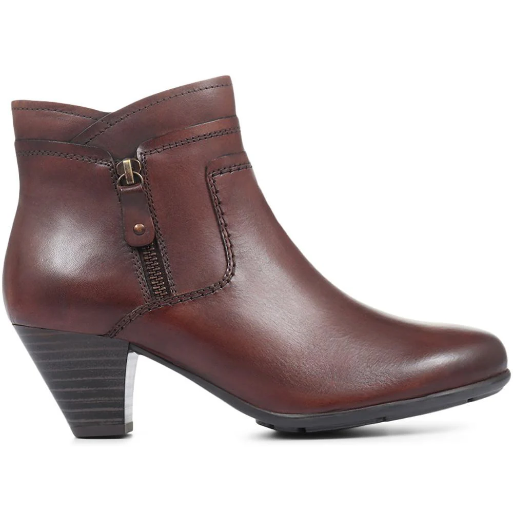 Leather Ankle Boot - RNB28005 / 312 774 - Brown - Image 2