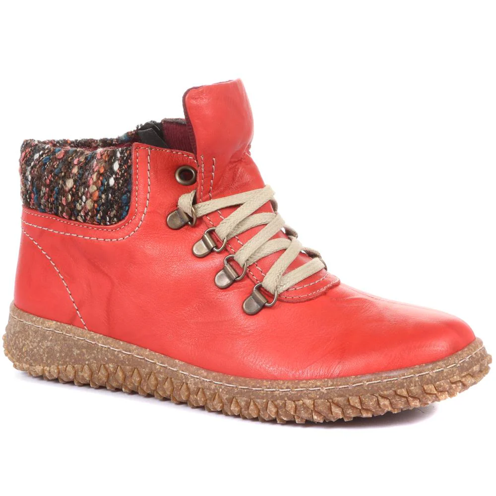 Leather Ankle Boots - HAK32015 / 319 263 - Image 3