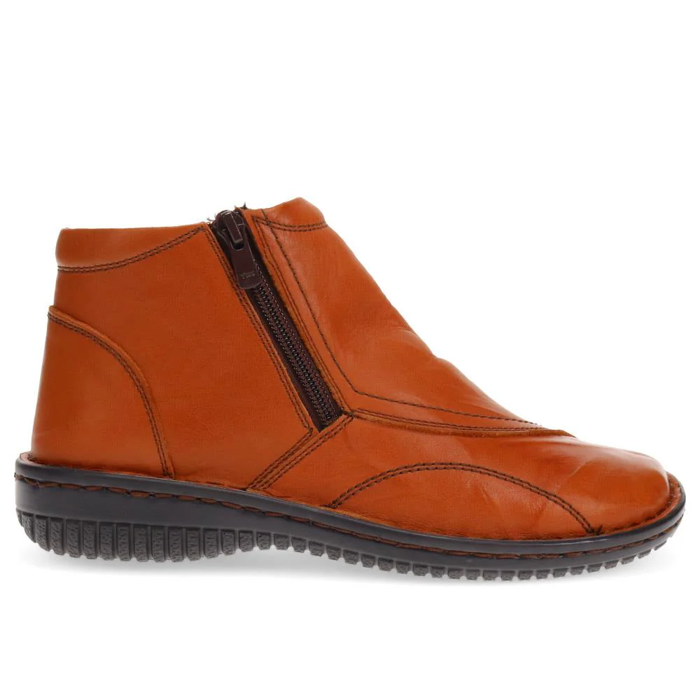 Leather Ankle Boots - LUCK34005 / 321 855 - Tan - Image 2
