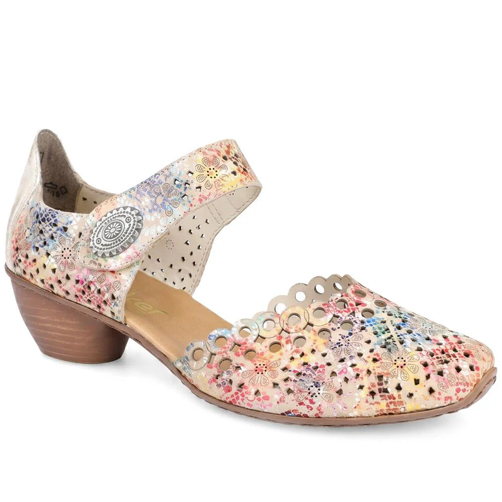 Leather Cuban-Heeled Mary Janes - RKR41536 / 327 286 - Image 4