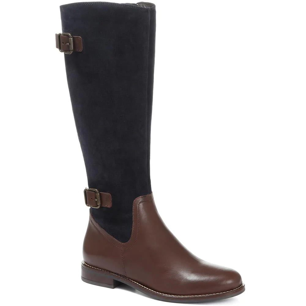 Leather Knee High Boot - CARM30512 / 316 573