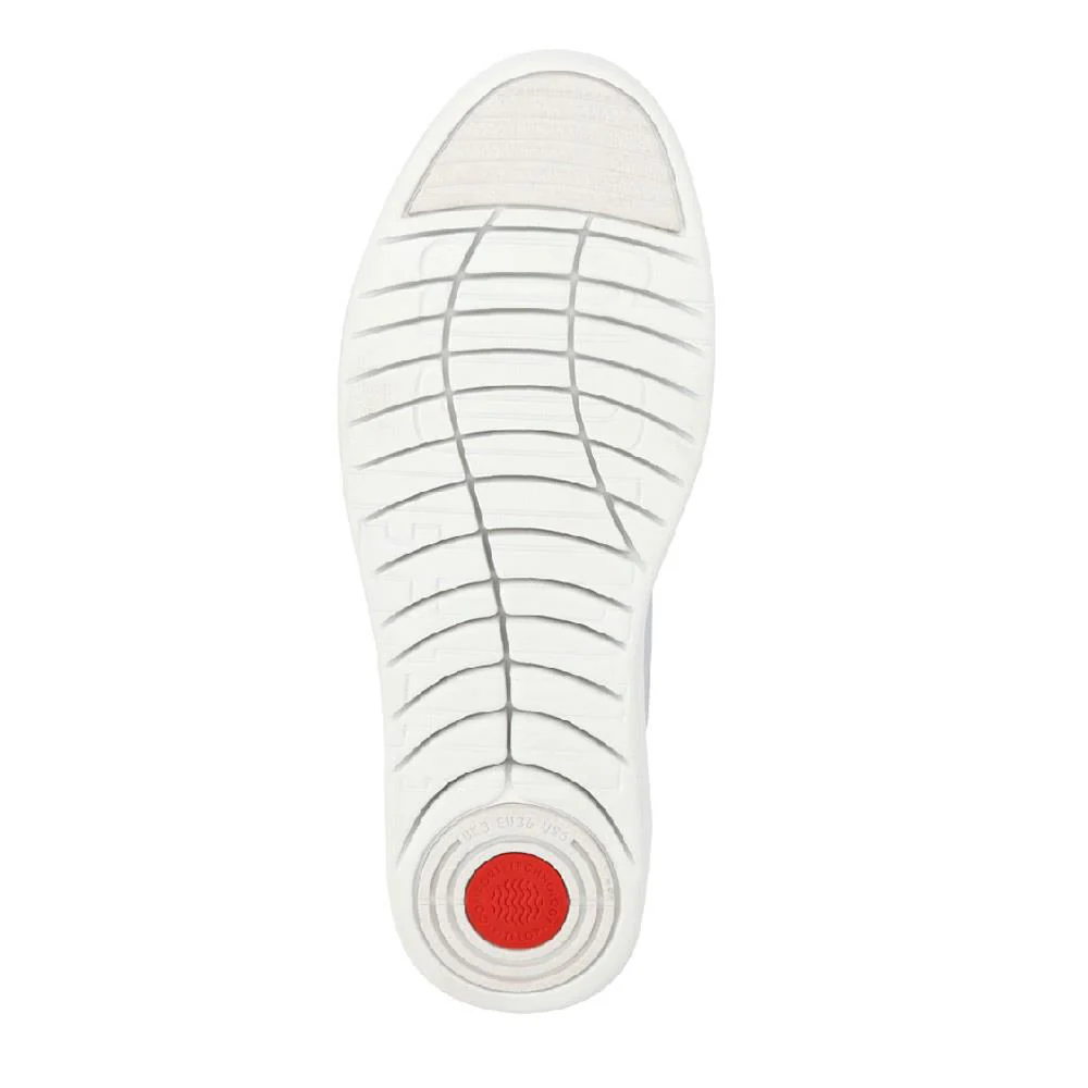 Leather Lace-Up Trainers - FITF41505 / 327 059 - Silver - Image 5