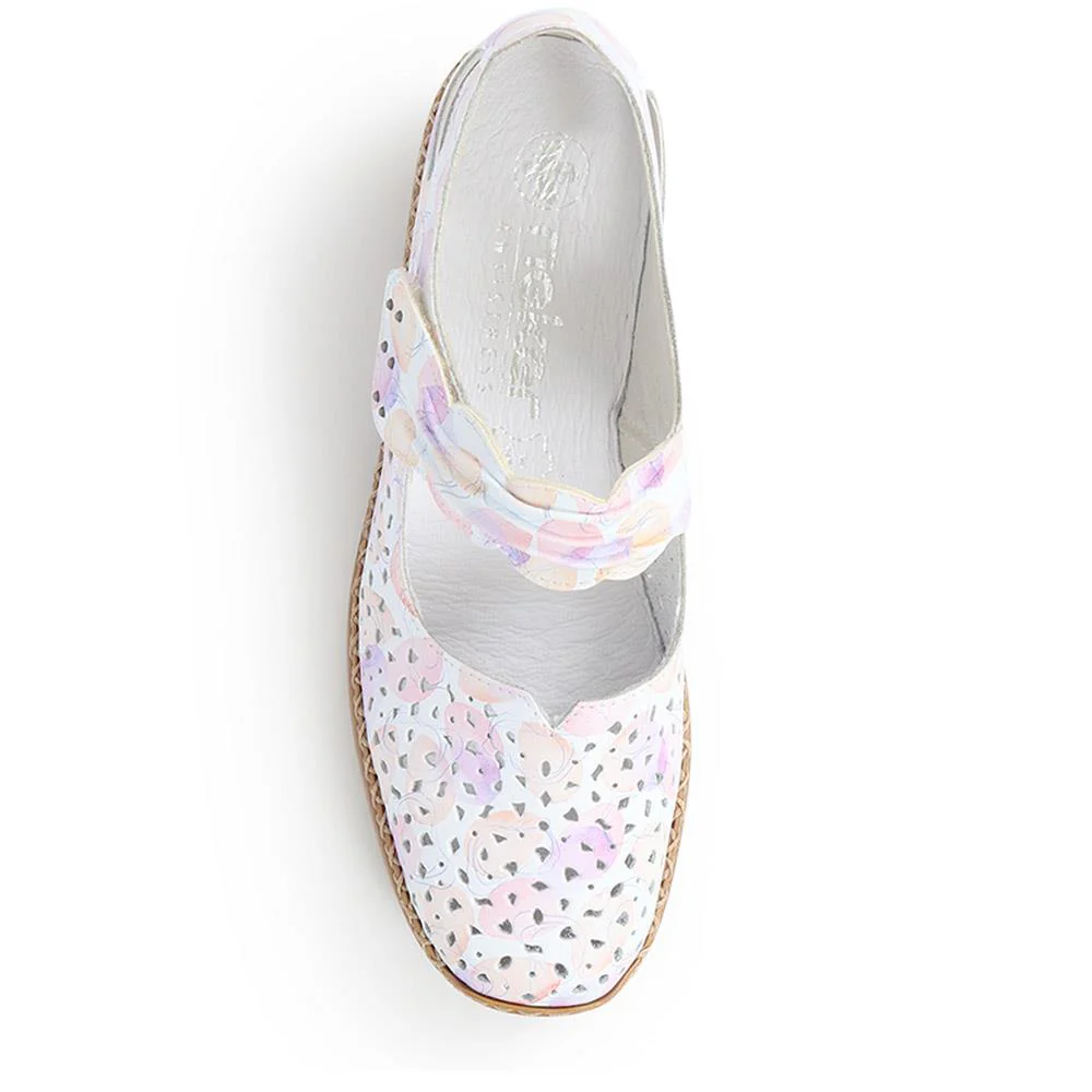 Leather Mary Janes - RKR39521 / 325 020 - Cream - Image 5