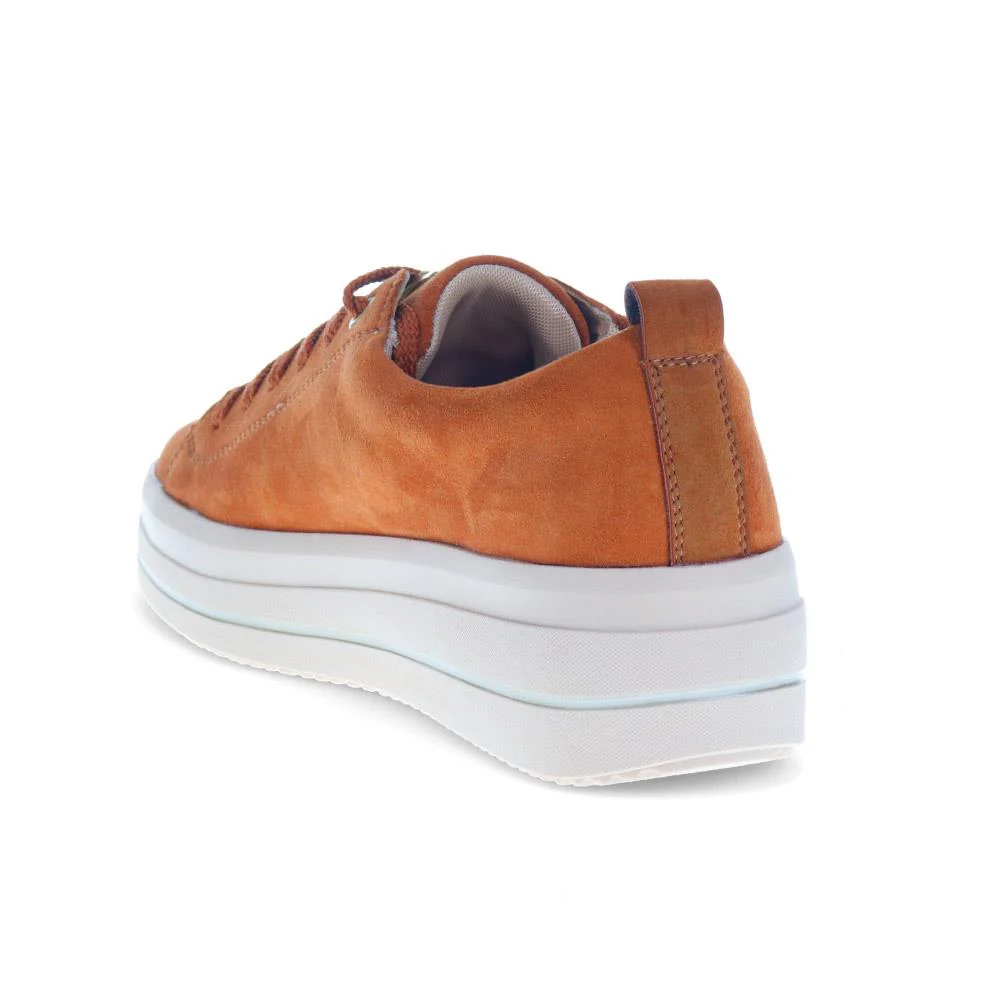 Leather Platform Trainers - DRS40502 / 325 667 - Tan - Image 3