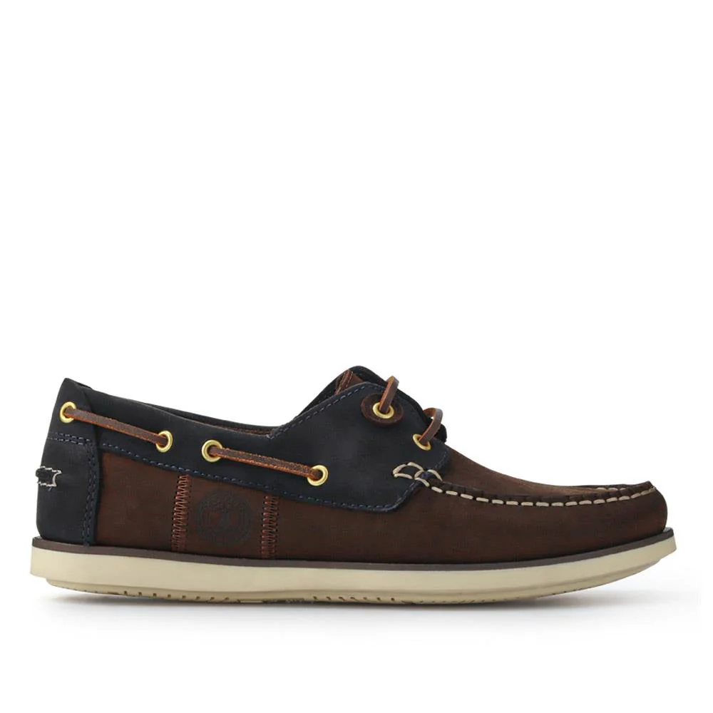 Leather Slip-On Boat Shoes - BARBR41503 / 327 361 - Brown - Image 2