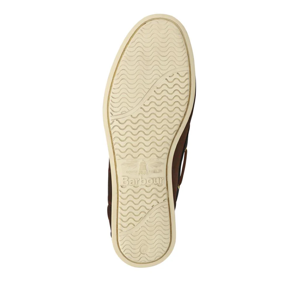 Leather Slip-On Boat Shoes - BARBR41503 / 327 361 - Brown - Image 3