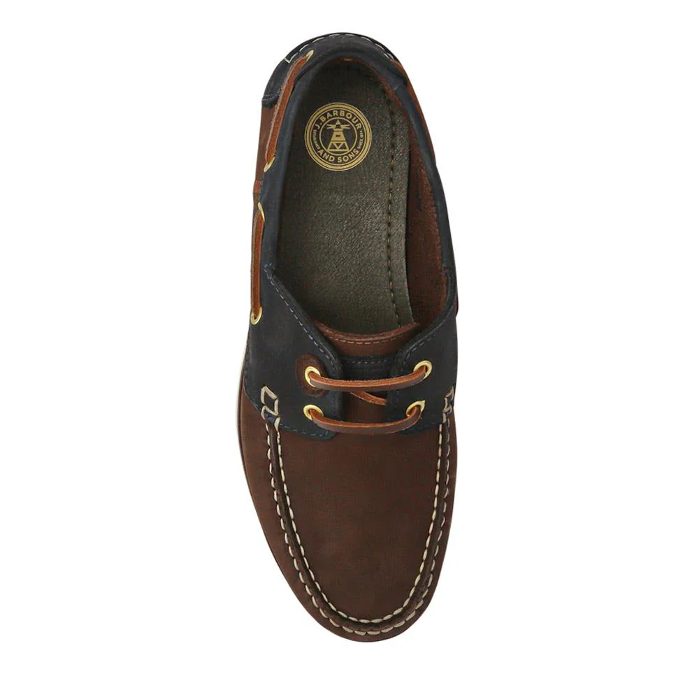Leather Slip-On Boat Shoes - BARBR41503 / 327 361 - Brown - Image 4