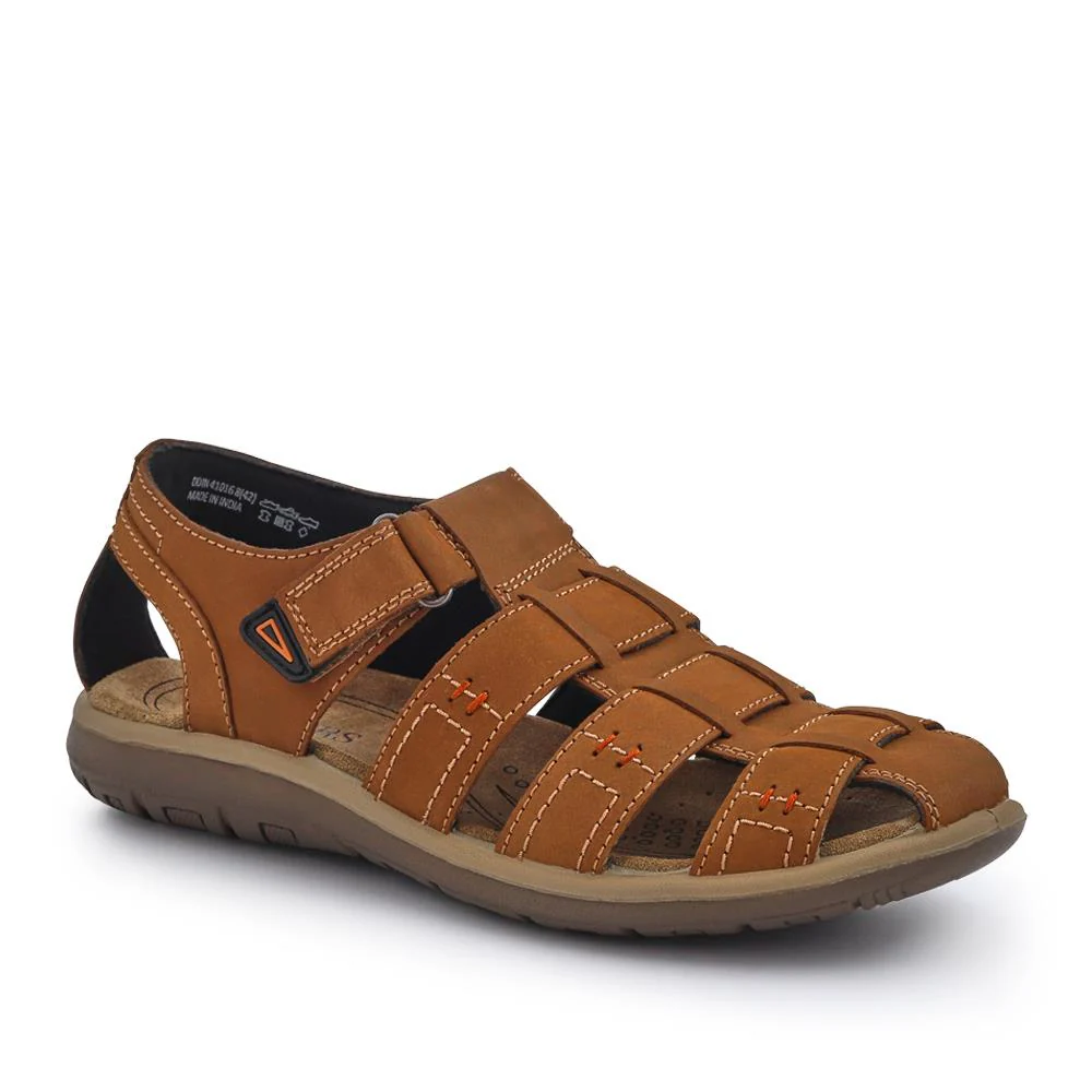 Leather Touch-Fasten Sandals - DDIN41016 / 327 267 - Image 2