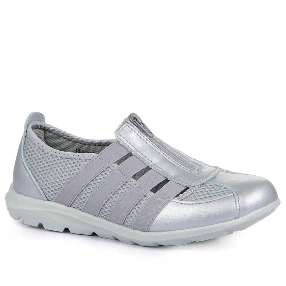 Leather Wide-Fit Slip-On Shoes - BRK24000 / 308 245 - Image 2