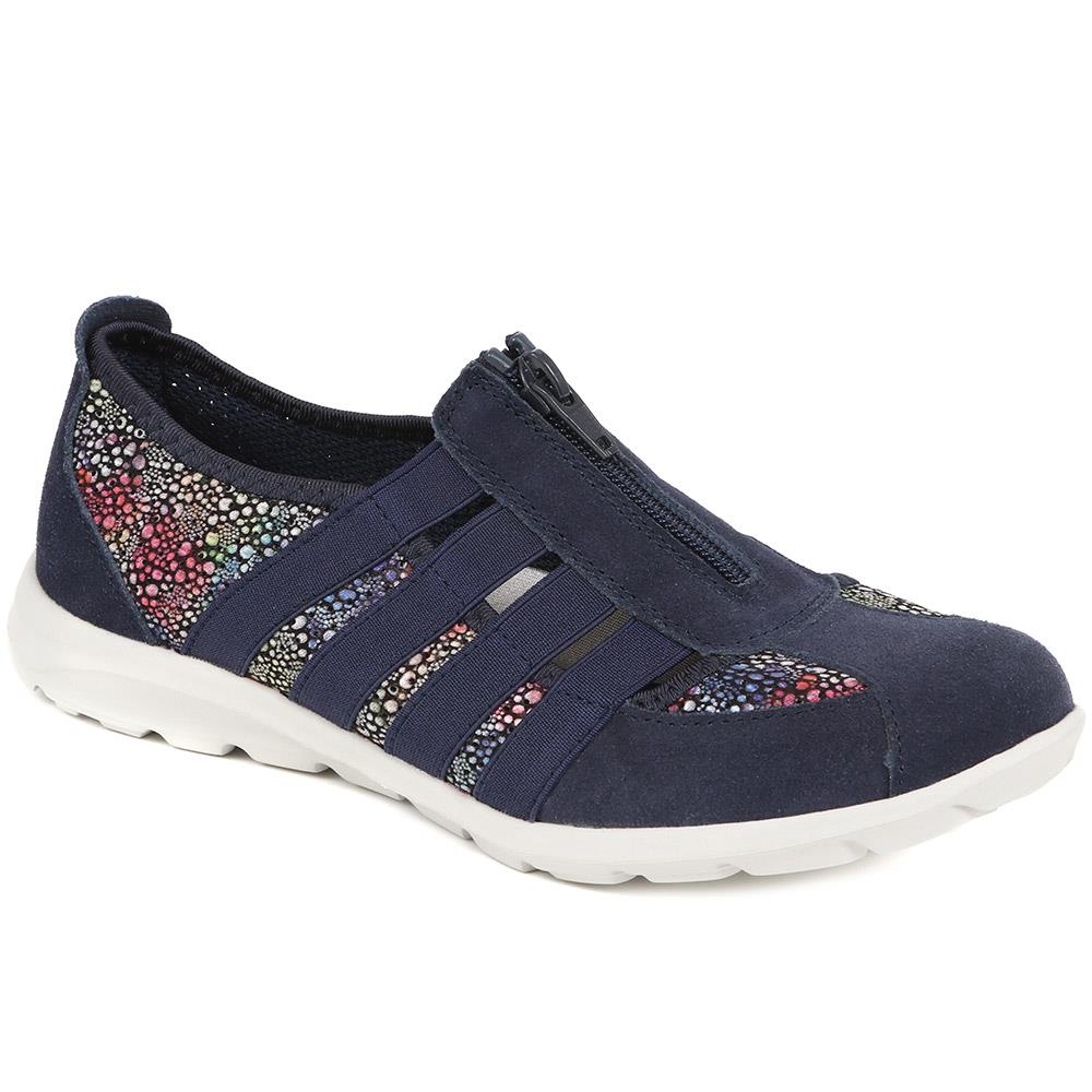 Leather Wide-Fit Slip-On Shoes - BRK24000 / 308 245 - Image 4
