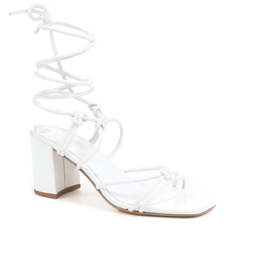 Liezel Gladiator Roped Heels - LIEZEL / 323 702 - White