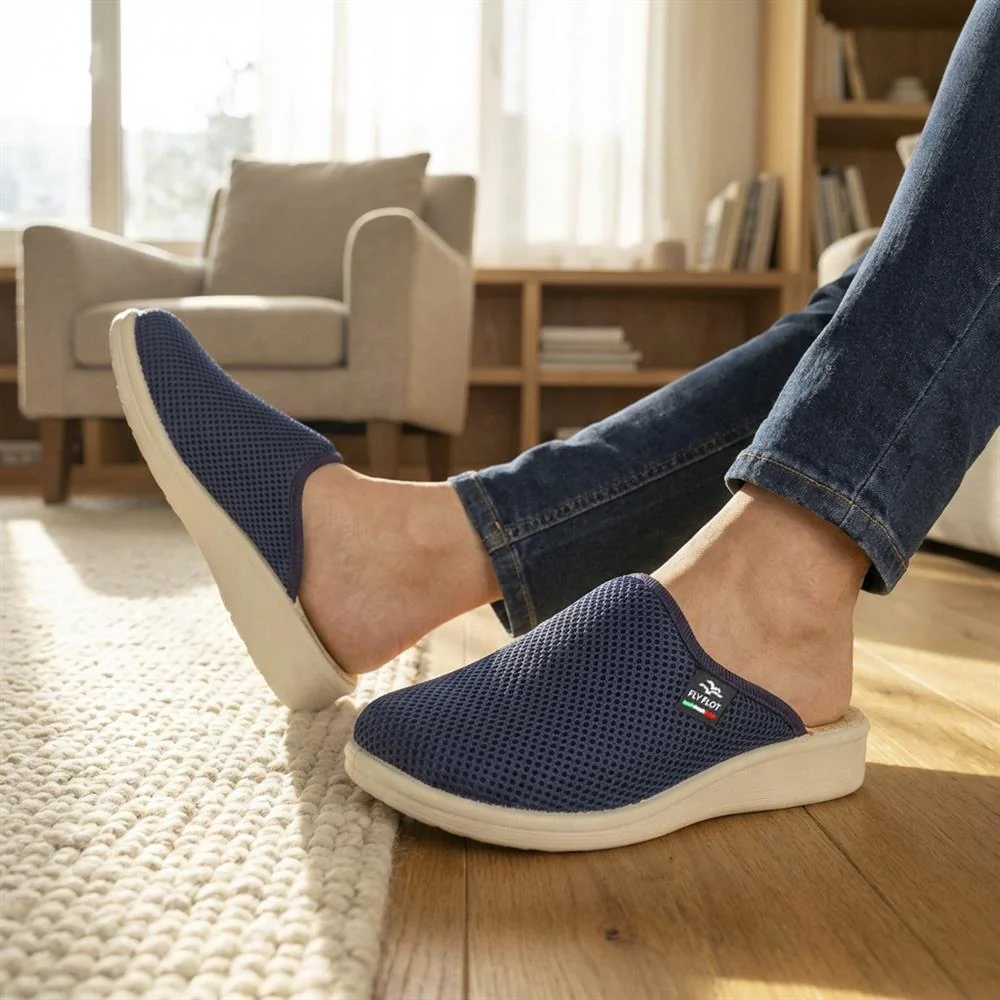Fly Flot Lightweight Self Moulding Mules - FLY41051 / 326 667 - Blue - Image 2