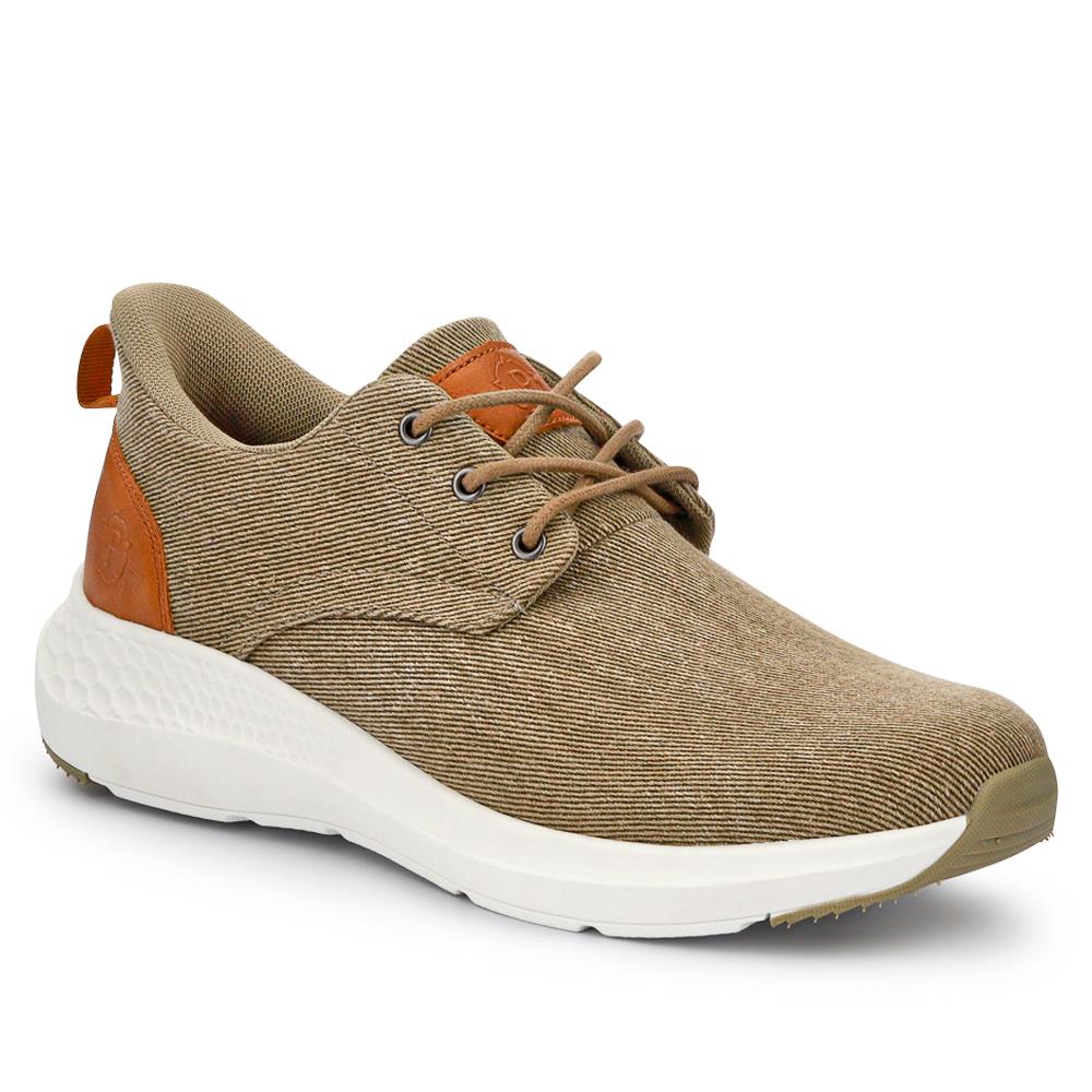 Easy Step In Wide Fit Lightweight Trainers - BOJIE41012 / 327 255 - Beige
