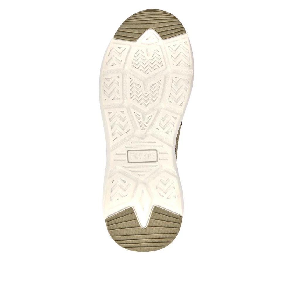 Easy Step In Wide Fit Lightweight Trainers - BOJIE41012 / 327 255 - Beige - Image 6