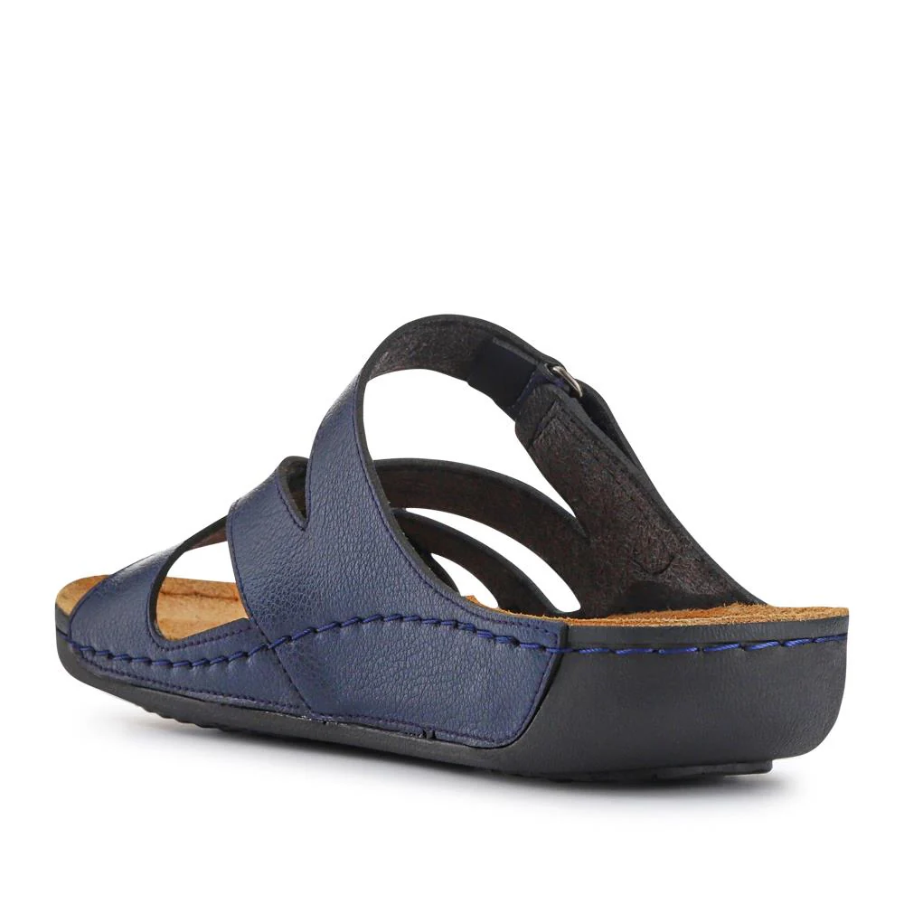 Lightweight Touch Fasten Mules - SERAY41001 / 327 547 - Navy - Image 3