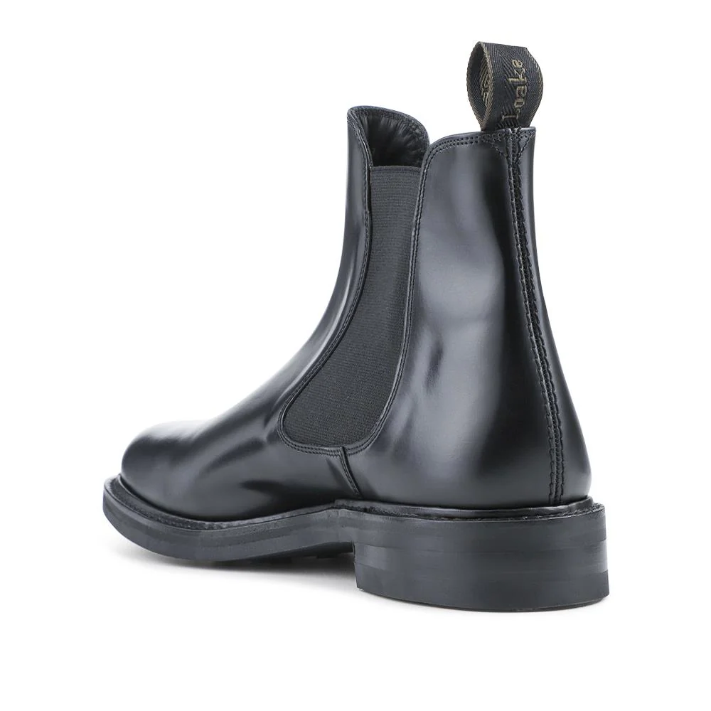 Loake Goodyear Welted Leather Chelsea Boots - LOA42501 / 328 637 - Black - Image 3