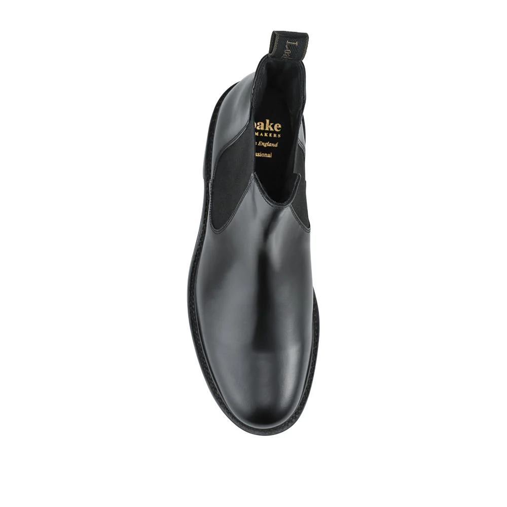 Loake Goodyear Welted Leather Chelsea Boots - LOA42501 / 328 637 - Black - Image 4