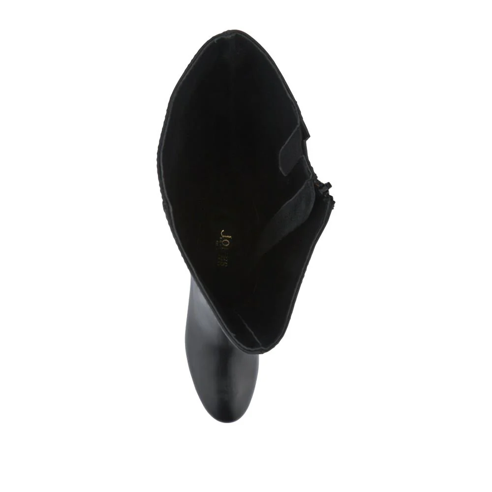 LouLou1 Extra Slim Calf Fit Leather Long Boots - LOULOU1XS / 328 287 - Black Leather - Image 4