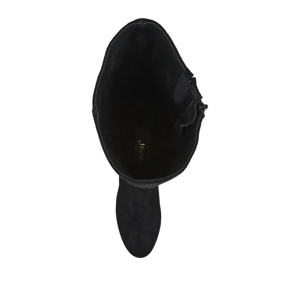 LouLou1 Extra Slim Calf Fit Leather Long Boots - LOULOU1XS / 328 287 - Black Suede - Image 4