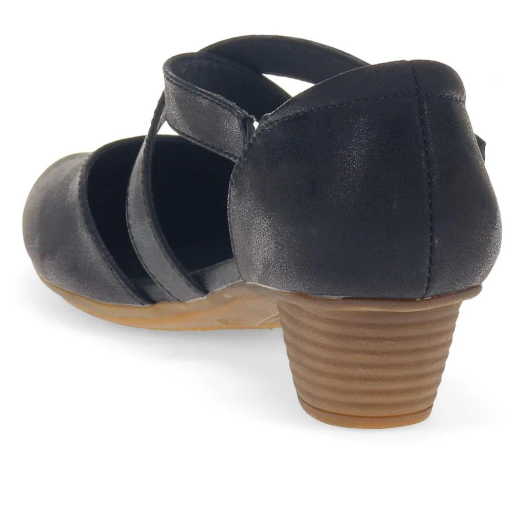 Low-Heeled Court Shoes - WBINS39078 / 325 127 - Black - Image 3