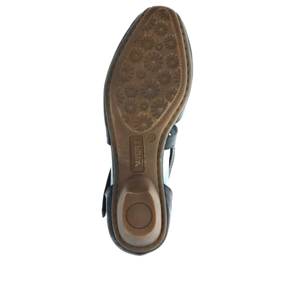 Low-Heeled Court Shoes - WBINS39078 / 325 127 - Black - Image 5