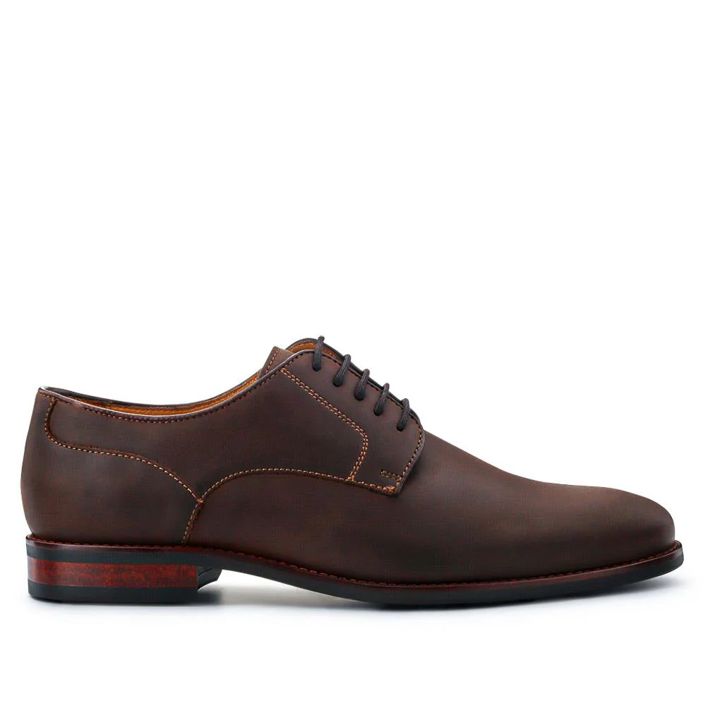 Luco Leather Casual Shoes - LUCO / 326 803 - Brown Nubuck - Image 3