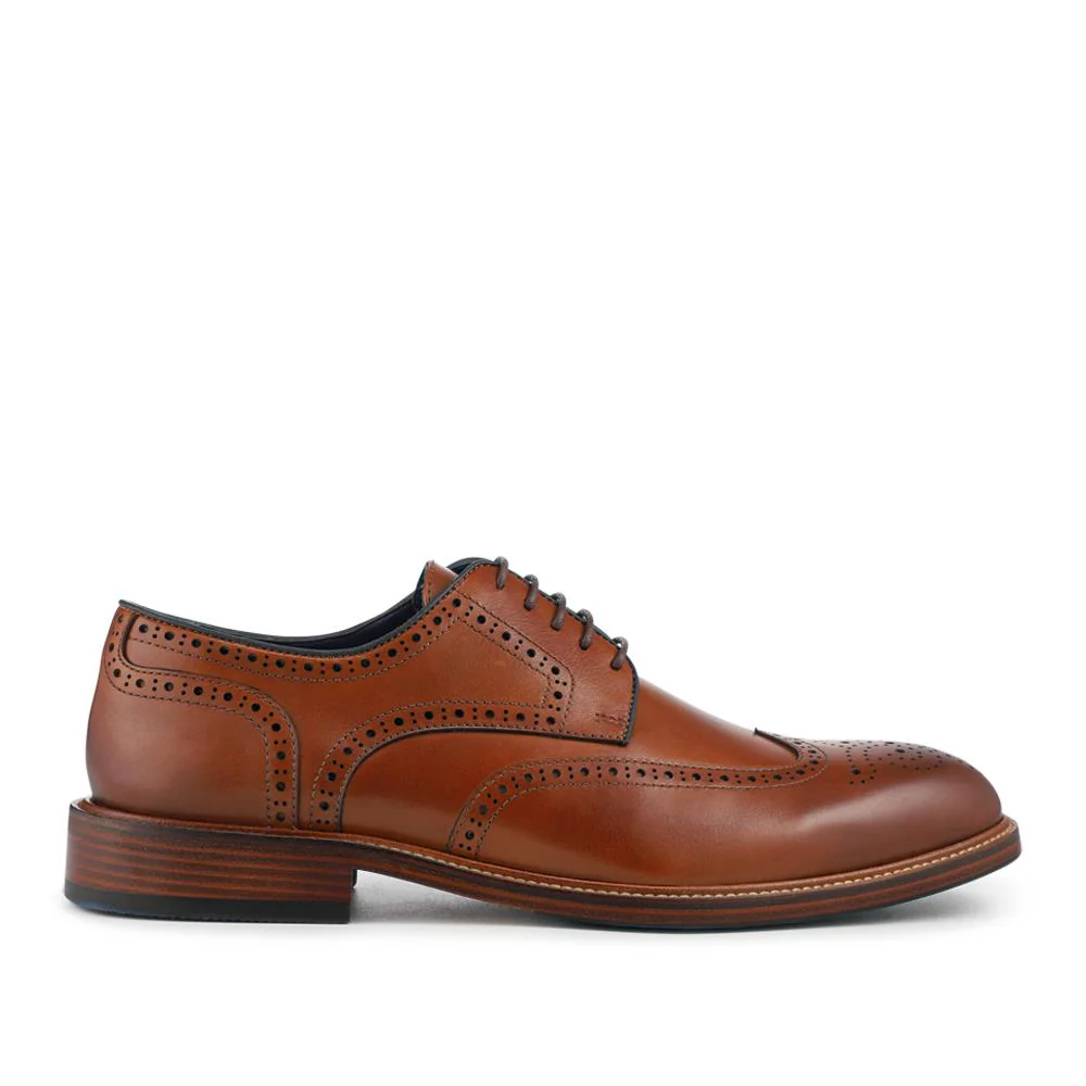 Maisen Smart Leather Lace Up Shoes - MAISEN / 328 623 - Tan - Image 3