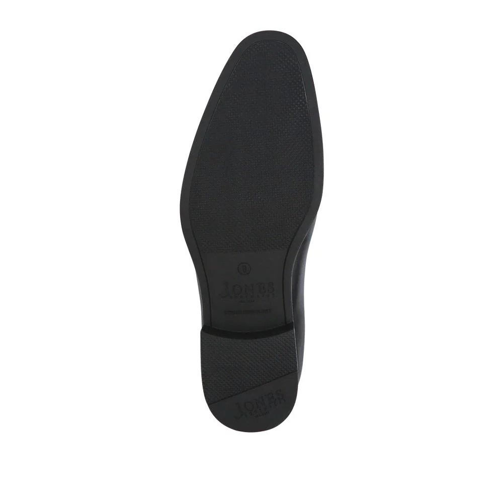 Manson Wide Fit Wax-Finished Leather Oxfords - MANSON / 327 066 - Black - Image 6