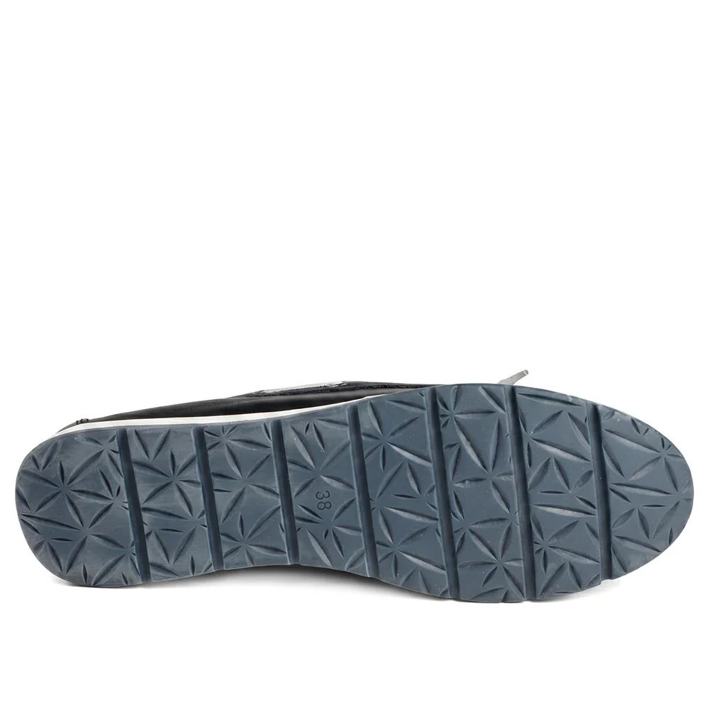 Marco Tozzi Lace Upper Boat Shoes - WEN43002 / 330 470 - Navy - Image 6