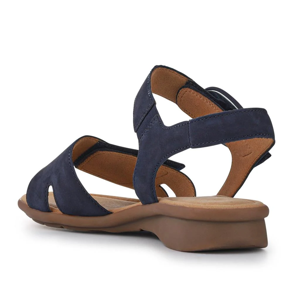 Marion Gabor Leather Dual-Fasten Sandals - GAB41527 / 327 034 - Navy - Image 3