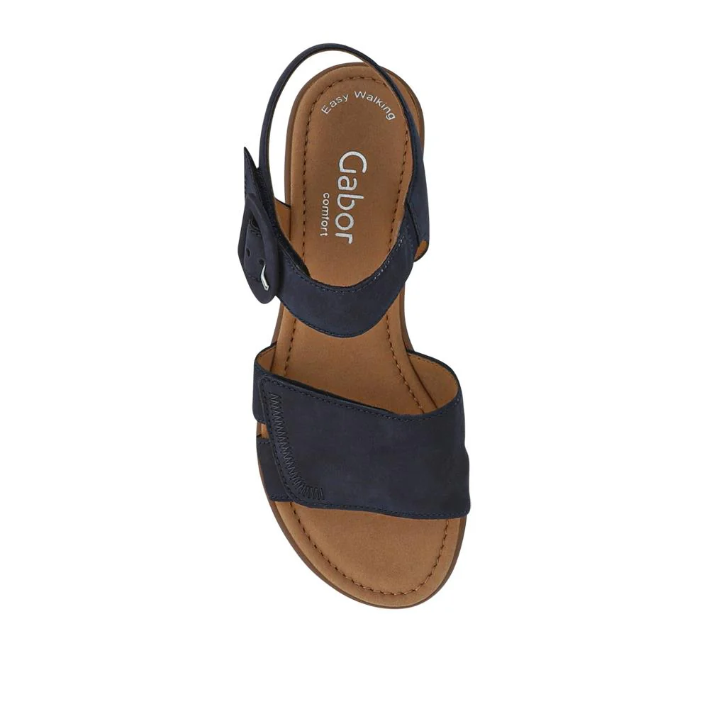 Marion Gabor Leather Dual-Fasten Sandals - GAB41527 / 327 034 - Navy - Image 6