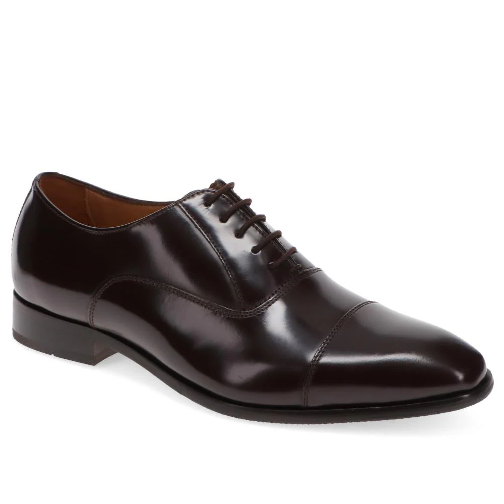 Marvin Leather Oxford Shoes - MARVIN / 325 748 - Dark Brown