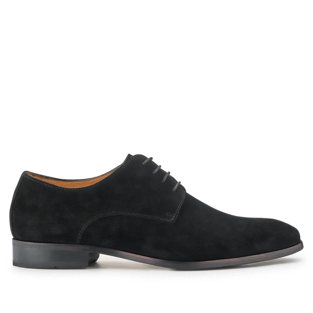 Melvin Leather Oxford Shoes - MELVIN / 325 747 - Black Suede - Image 2