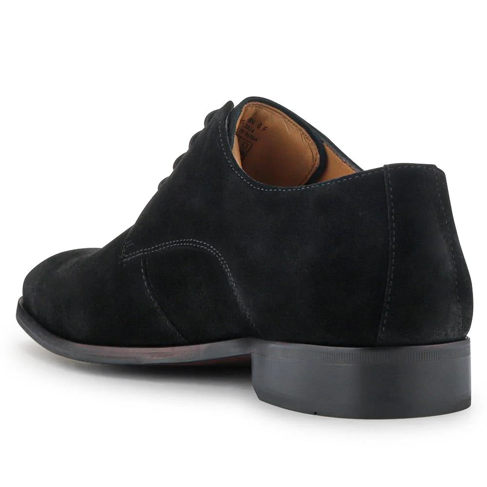 Melvin Leather Oxford Shoes - MELVIN / 325 747 - Black Suede - Image 3