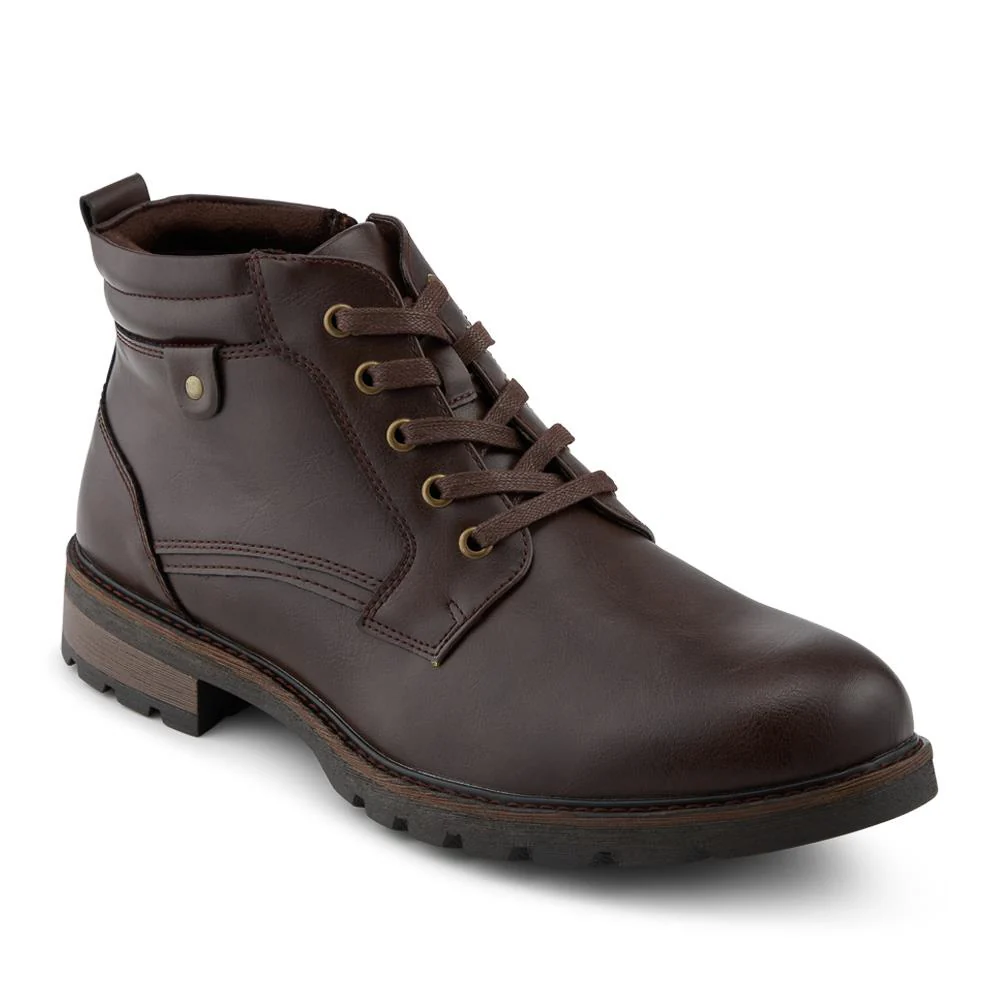 Memory Foam Lace Up Boots With Zip Fastening - JIAHU42000 / 328 612