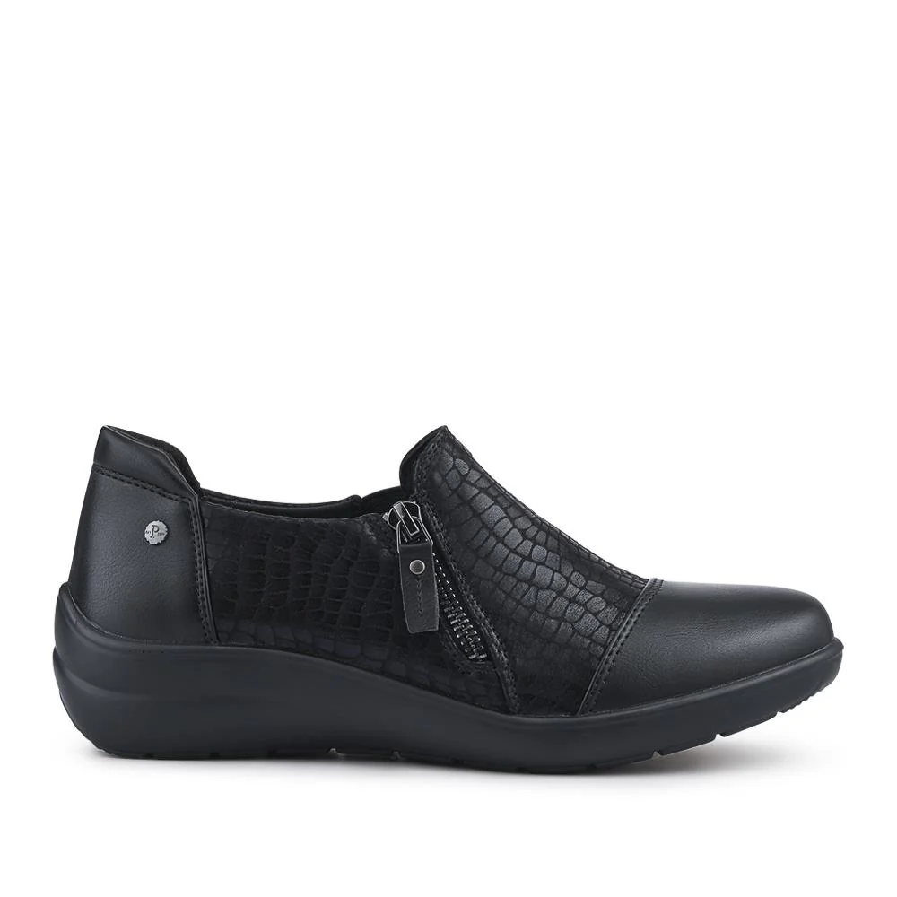 Memory Foam Smart Slip-On Shoes - WOIL42001 / 327 895 - Black - Image 2